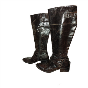 Born Crown Lira Leather Riding Boots Size 8.5